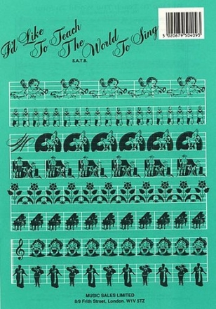 New Seekers: I'd Like To Teach The World To Sing (SATB) SATB, Piano Accompaniment Sheet Music & Songbooks/Vocal & Choral/Choral/Choral/Vocal Score