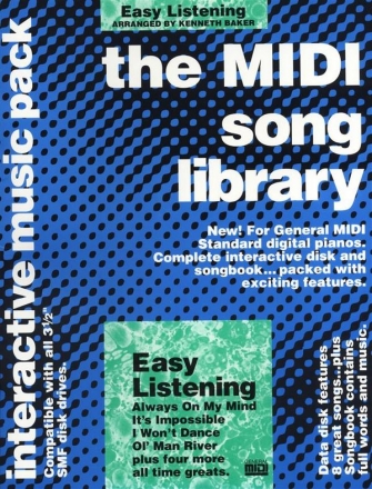MIDI Piano Library: Easy Listening Piano, Vocal & Guitar(with Chord Symbols) Sheet Music & Songbooks/Piano & Keyboard/Piano, Vocal & Guitar/Pop/Mix