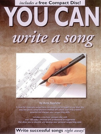 You Can Write A Song  Books About Music/Theory Books/Theory
