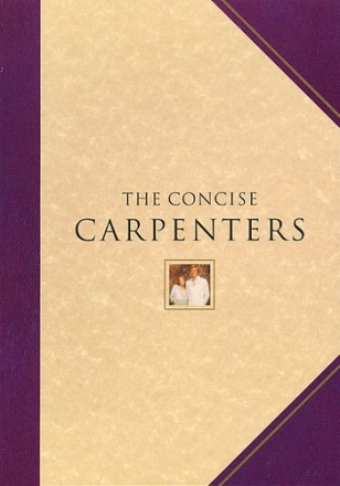 The Concise Carpenters Melody Line, Lyrics & Chords(with Chord Boxes) Sheet Music & Songbooks/Guitar & Bass/Melody Line, Lyrics & Chords/Pop