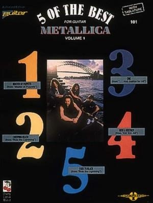 Metallica: 5 Of The Best - Volume 1 Guitar Tab(with Chord Symbols) Sheet Music & Songbooks/Guitar & Bass/Guitar Tab/Metal/Artist Songbook