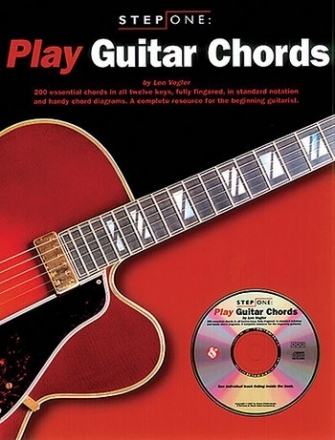 Step One: Play Guitar Chords Guitar(with Chord Boxes) Tuition Books/Guitar & Bass/Guitar