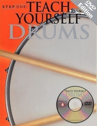 Step One: Teach Yourself Drums (DVD Edition) Drums Tuition Books/Percussion/Drums