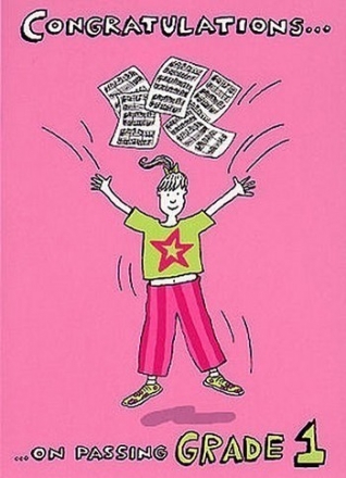 Music Gallery: Congratulations Card - Grade 1 (Girl)  Gifts