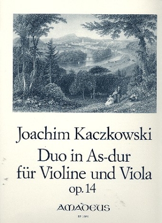 Duo As-Dur op.14 fr Violine und Viola Stimmen