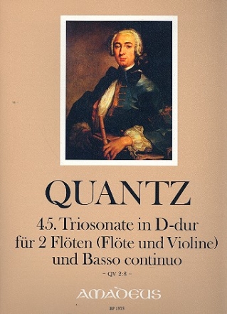 Triosonate in D-Dur Nr.45 QV 2,8 2 Flten (Flte und Violine) und Bc