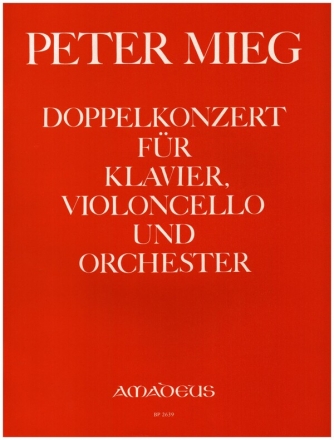 Doppelkonzert fr Klavier, Violoncello und Orchester (1983) Partitur