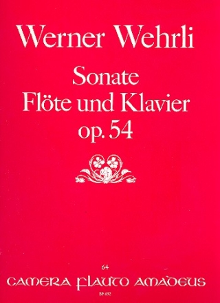 Sonate op.54 fr Flte und Klavier