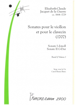 Sonates pour le viollon et le clavecin fr Violine und Klavier (3 Bnde)