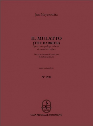 Il mulatto Klavierauszug