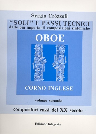 Soli e passi tecnici dalle importanti composizioni sinfoniche vol.2 per corno inglese