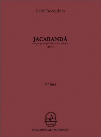 Jacarand fr Flte und Marimba Stimmen