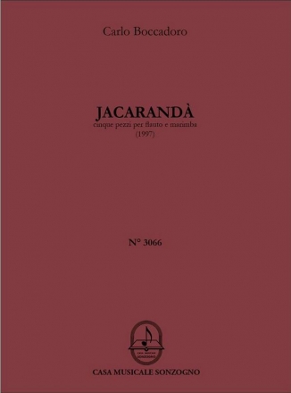 Jacarand fr Flte und Marimba Stimmen