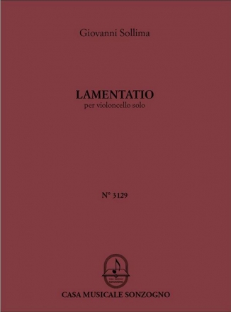 Lamentatio per violoncello solo
