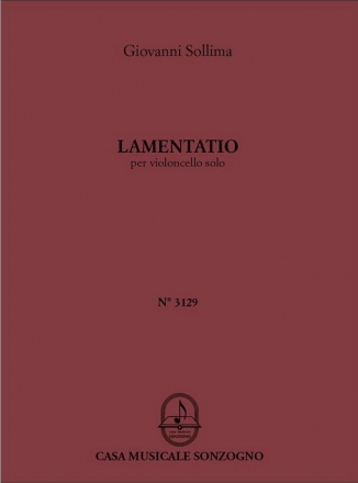 Lamentatio per violoncello solo