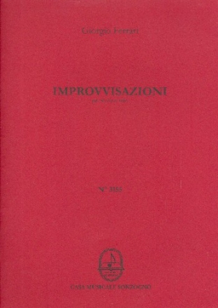 Improvvisazioni per violino solo