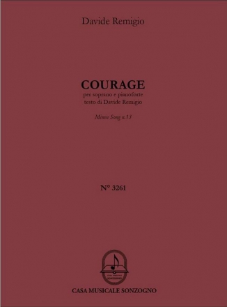 Courage fr Sopran und Orchester fr Sopran und Klavier