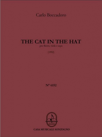 The Cat in the Hat fr Flte, Viola und Harfe Partitur