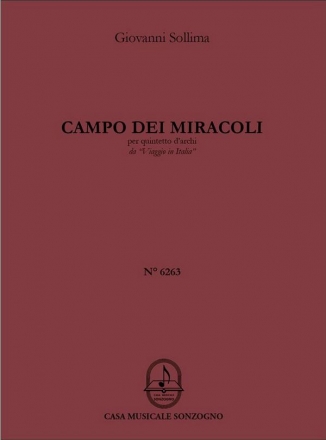 Campo dei miracoli aus Viaggio in Italia fr Streichquintett Partitur und Stimmen