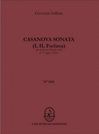 Casanova sonata aus Viaggio in Italia fr Streichquintett und Tonband Partitur und Stimmen und CD
