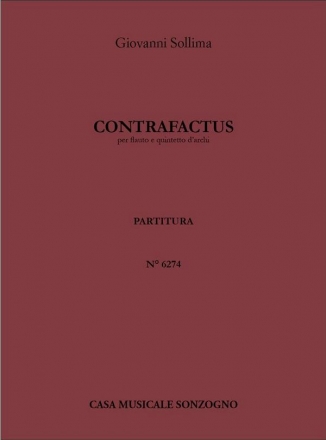 Contrafactus fr Flte und Streichquintett Partitur