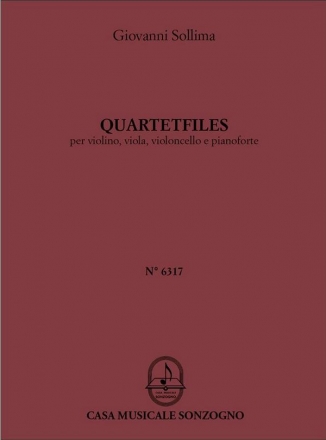 Quartetfiles fr Violine, Viola Violoncello und Klavier Partitur und Stimmen