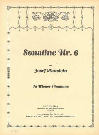 Sonatine Nr.6 fr Zither in Wiener Stimmung