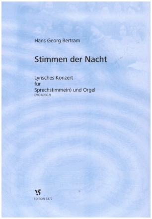 Stimmen der Nacht fr Sprechstimme(n) und Orgel