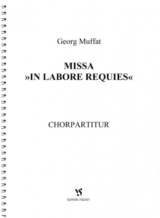 Missa 'In Labore requies' fr gem Chor und Bc Chorpartitur
