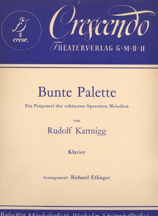 Bunte Palette: fr Klavier