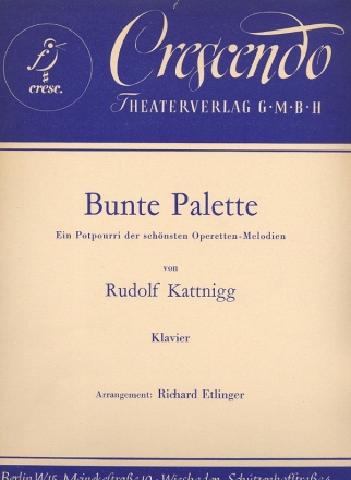Bunte Palette: fr Klavier