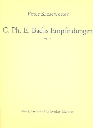 C.Ph.E. Bachs Empfindungen op.8 fr Ensemble Partitur und Stimmen
