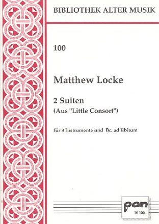 2 Suiten aus Little Consort für 3 Instrumente (Bc ad lib) 3 Partituren und Bc-Stimme