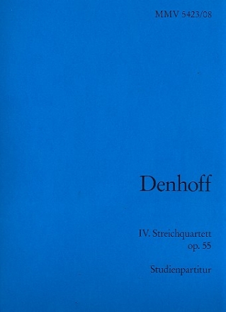 Streichquartett Nr.4 op.55 Studienpartitur