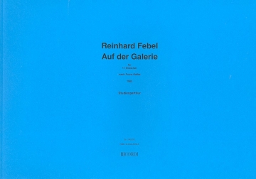 Auf der Galerie fr 11 Streicher Studienpartitur