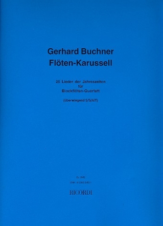 Flten-Karussell fr 4 Blockflten (berwiegend SSAT) Partitur