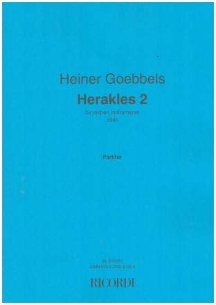 Heiner Goebbels Herakles 2 Kammerensemble