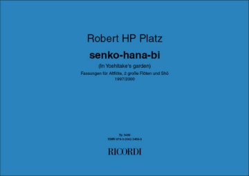 Robert HP Platz senko-hana-bi (2AFl/2grFl/Sh) AFlte , 2 Flte,  Sh
