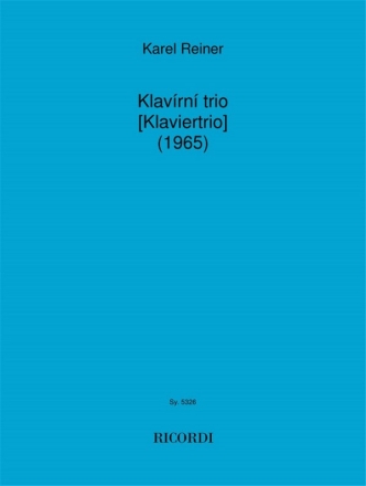 Klavirni trio Violine, Violoncello und Klavier Spielpartitur und Stimmen
