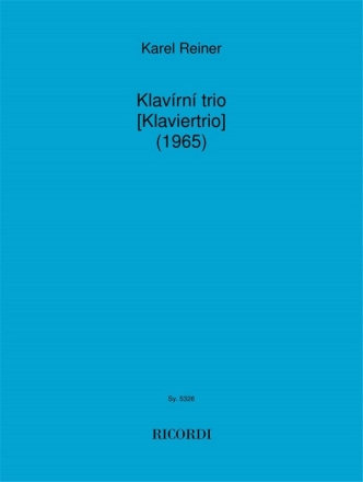Klavirni trio Violine, Violoncello und Klavier Spielpartitur und Stimmen