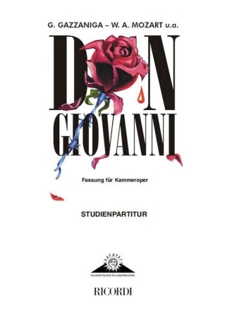 Don Giovanni Fassung f�r Kammeroper dt. Sprache Studienpartitur