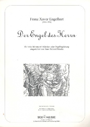 Der Engel des Herrn fr Gesang (hoch) und Klavier (Orgel)