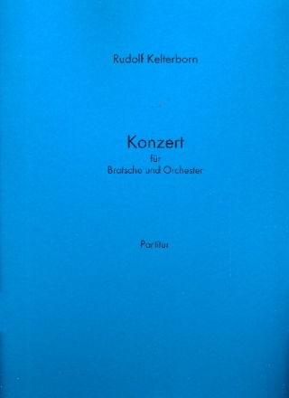 Konzert fr Viola und Orchester Partitur