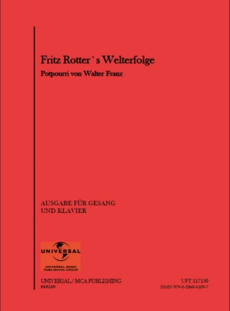 Fritz Rotter's Welterfolge fr Klavier