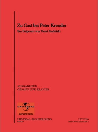 Zu Gast bei Peter Kreuder Gesang/Klavier Klavier mit berlegtem Text