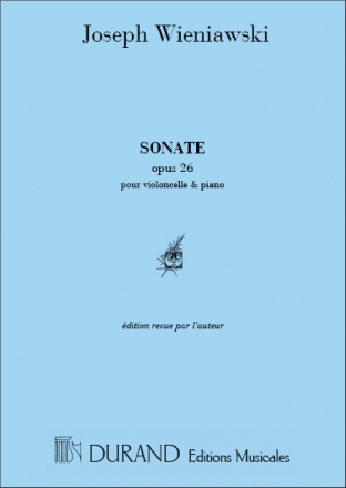 Wieniawski  Sonate Op 26 Vc-Piano Violoncello or 2 Violoncelli and Piano