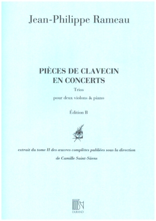 Pices en Concert Ed. B 2  pour  2 violons et piano