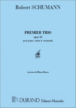 Schumann Trio N 1 Op 63 Vl/Vlc/Pno Chamber Orchestra