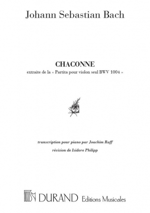 J.S. Bach Chaconne Piano (Raff Piano
