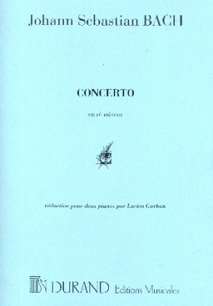 Concerto en re mineur BWV1052 pour piano etr orchestre 2 pianos